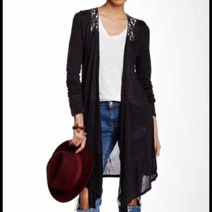 New w/tags Vertigo long sleeved crochet cardigan